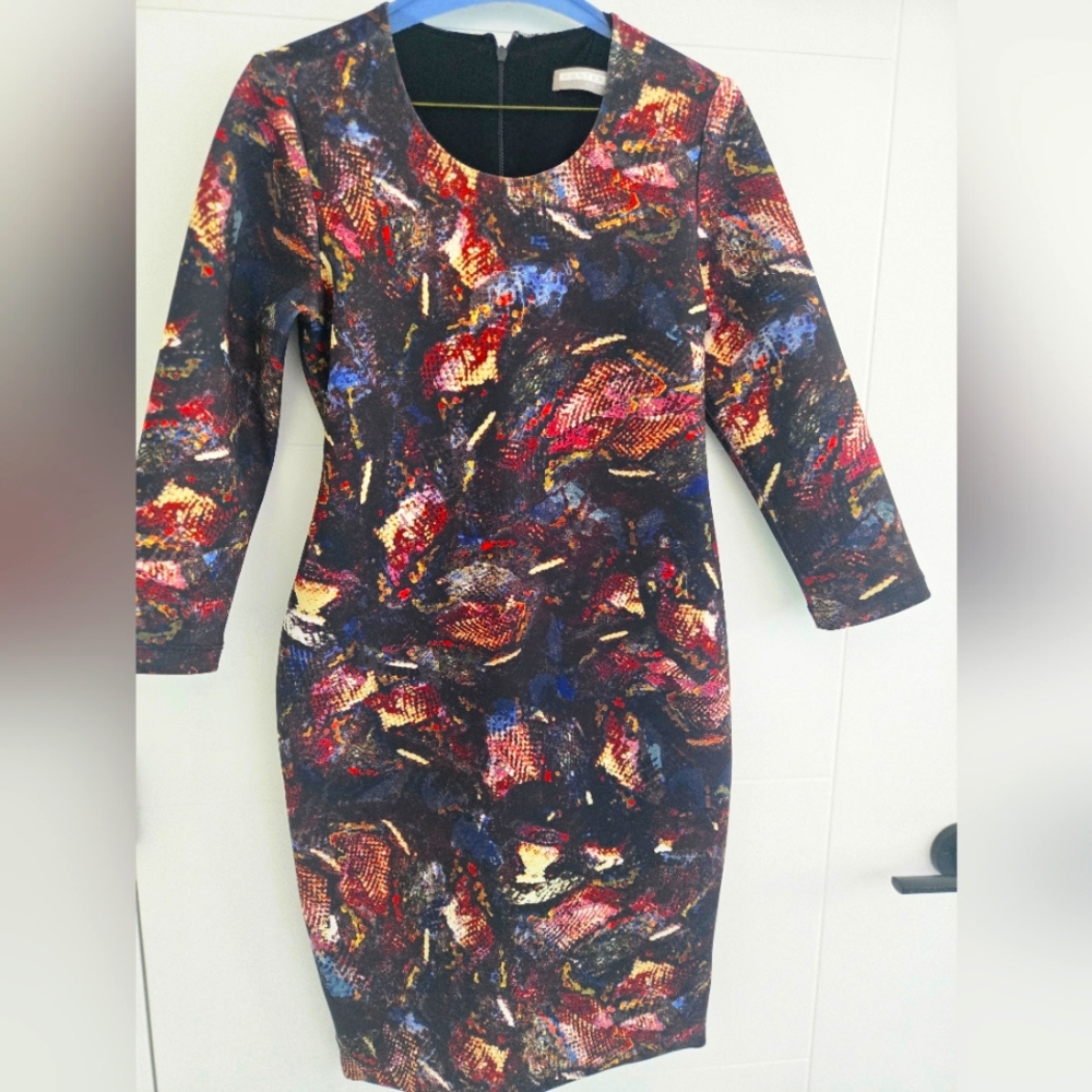 HUNTER BELL Multicolored Sheath Dress for Cocktail Night
